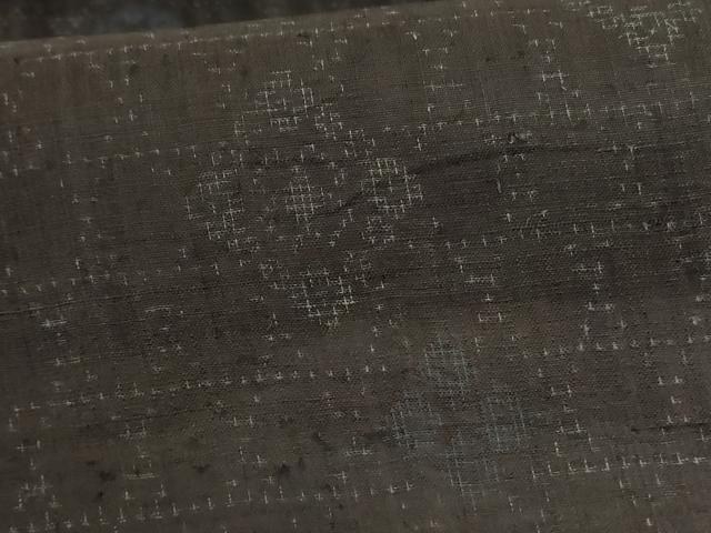 平和屋着物*夏物 重要無形文化財 本場宮古上布 菱文 苧麻 逸品 AABK9534jd