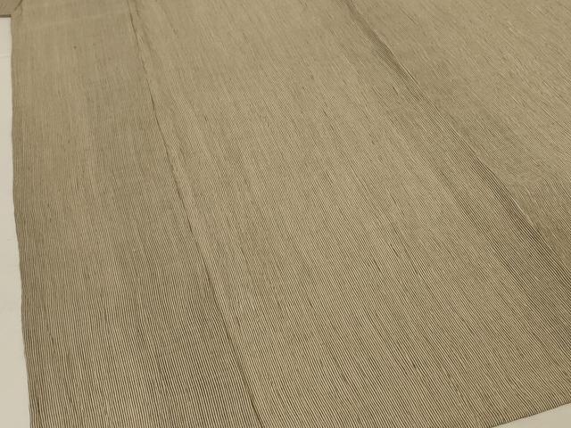 平和屋着物*夏物 男性 本場小千谷ちぢみ 縞 キングサイズ 麻 逸品 未使用 AABK9537jd