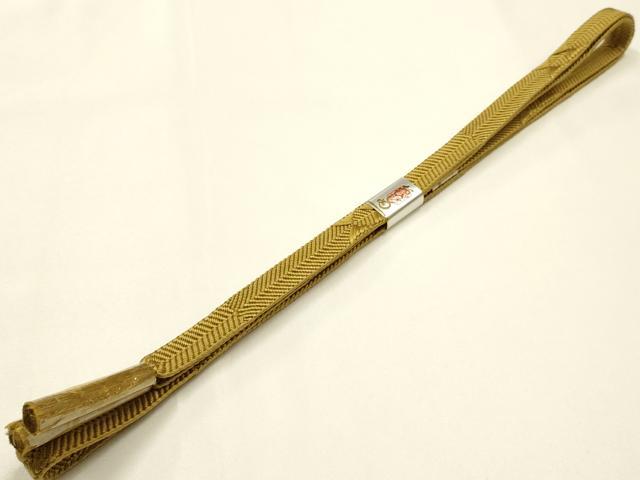 平和屋着物●和装小物 帯締め・帯揚げセット 笹浪組 鬼しぼ縮緬 正絹 逸品 未使用 AABK9565ay