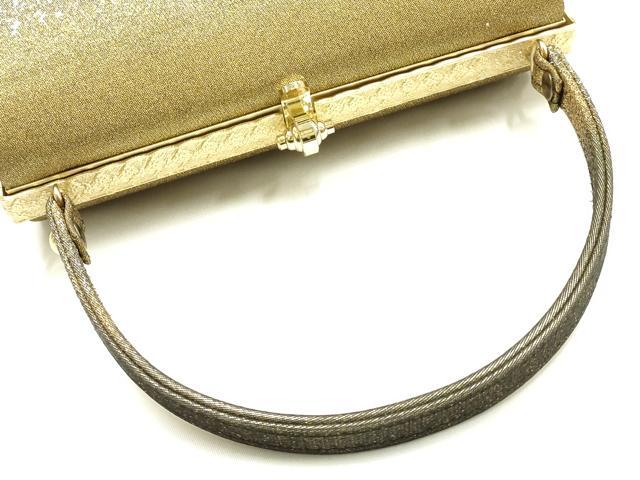 平和屋着物▼和装小物 和装バッグ ハンドバッグ 箔散らし 金銀彩 暈し 逸品 AABK9575ay