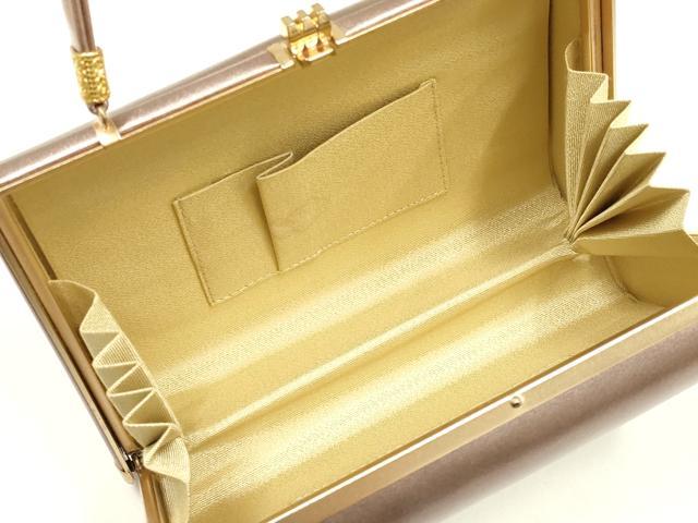 平和屋着物▼和装小物 和装バッグ ハンドバッグ 吉祥花文 金銀彩 逸品 AABK9577ay