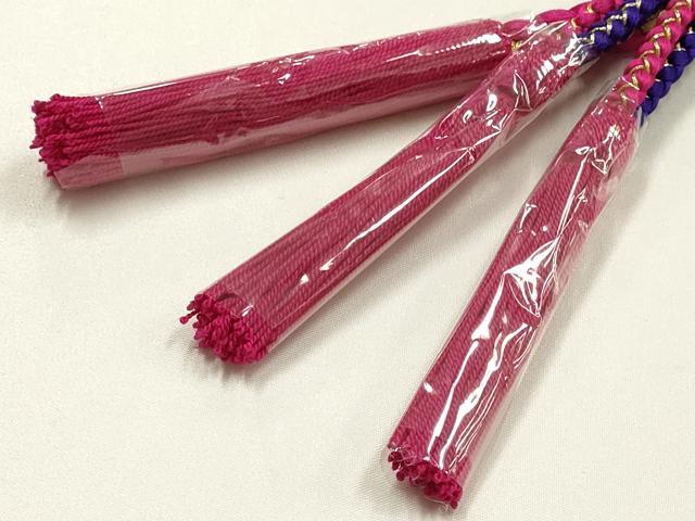 平和屋着物●和装小物 振袖用帯締め 装飾 つまみ細工 ビーズ 飾り玉 金糸 撚り房 逸品 未使用 AABK9644ay
