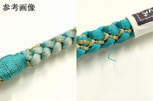 平和屋着物●和装小物 振袖用帯締め 装飾 つまみ細工 パール 金糸 正絹 逸品 未使用 AABK9694ay