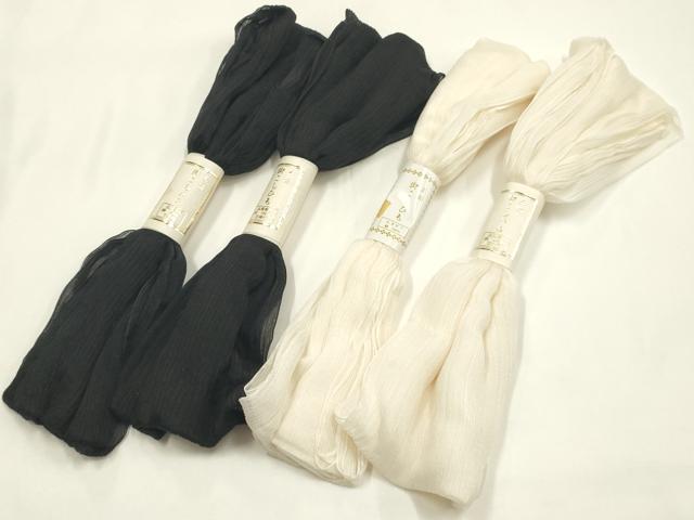 平和屋着物▼和装小物 着付け用品まとめて10点 白・黒 前芯 伊達締め 腰紐 帯枕 帯揚止 逸品 未使用 AABK9741ay