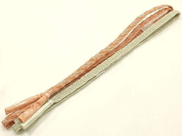 平和屋着物*夏物 和装小物 上質な帯締め2本 レース組 平組 正絹 逸品 未使用 AABK9750ay