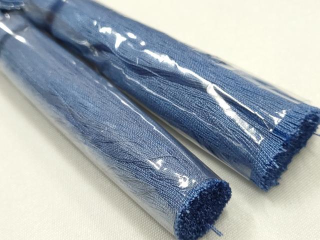 平和屋着物*夏物 和装小物 上質な帯締め2本 レース組 平組 銀糸 正絹 逸品 未使用 AABK9754ay
