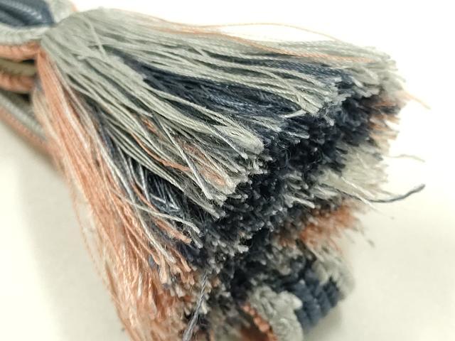 平和屋着物●無形文化財 江戸組紐 五嶋紐 帯締め 平組 正絹 逸品 AABK9778ay