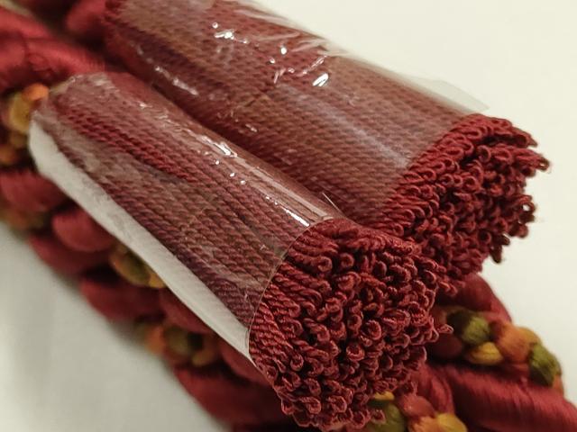 平和屋着物●和装小物 帯締め・帯揚げセット 丸組 二色暈し 撚り房 正絹 逸品 未使用品有り AABK9781ay