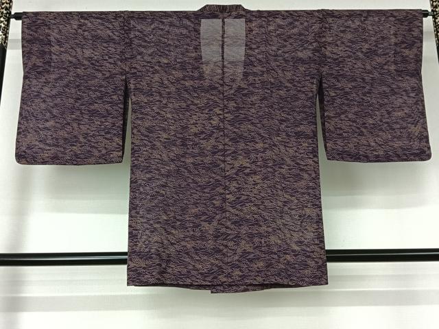 平和屋着物▽道行コート スリーシーズン 春夏秋 塵除け 薄 正絹 逸品 AABK9832jh