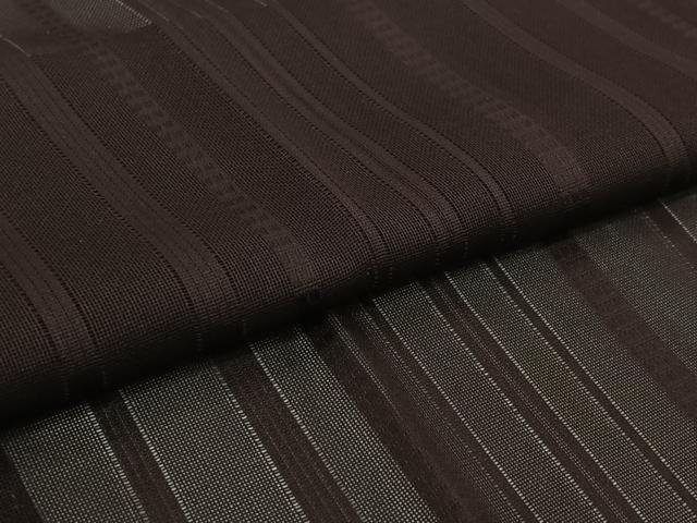 平和屋着物▽道行コート スリーシーズン 春夏秋 塵除け 縞 ロング丈 正絹 逸品 AABK9857jh