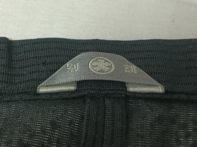 平和屋着物▽道行コート スリーシーズン 春夏秋 塵除け 黒地 正絹 逸品 AABK9860jh
