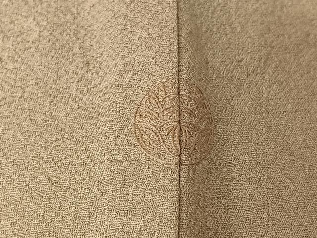 平和屋着物▽上質な小紋 単衣 霞文 暈し染め 正絹 逸品 AABK9869jh