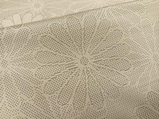 平和屋着物●本場大島紬 白大島 9マルキ 花尽くし 大丸扱い 正絹 逸品 AABK9906ph