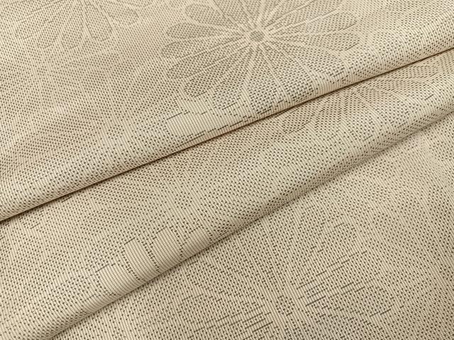 平和屋着物●本場大島紬 白大島 9マルキ 花尽くし 大丸扱い 正絹 逸品 AABK9906ph