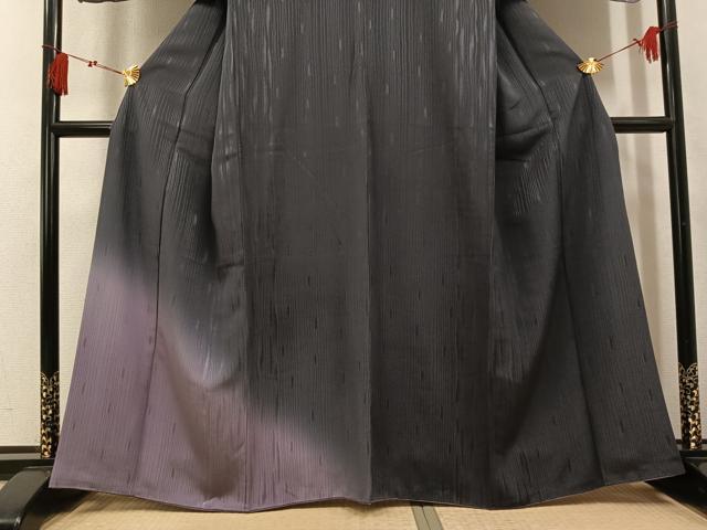 平和屋着物●訪問着 霞文 暈し染め 正絹 逸品 AABK9946ph