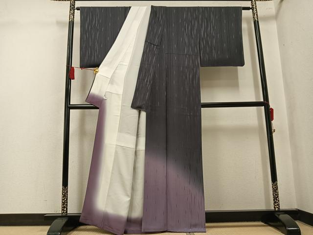 平和屋着物●訪問着 霞文 暈し染め 正絹 逸品 AABK9946ph