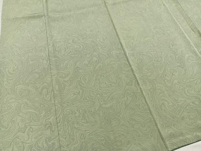 平和屋着物●上質な小紋 墨流し文様 正絹 逸品 AABK9970ph