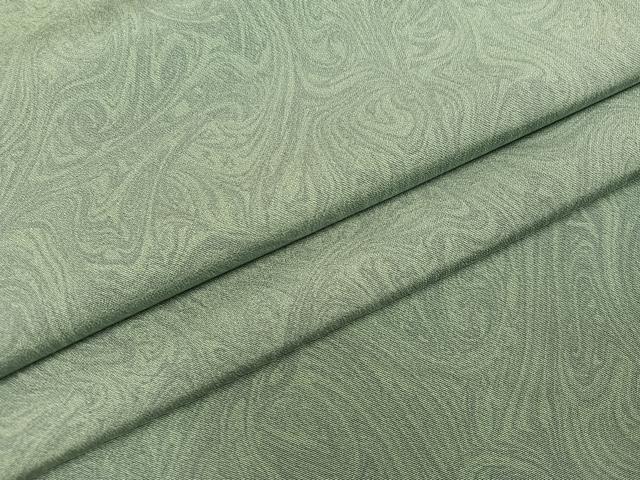 平和屋着物●上質な小紋 墨流し文様 正絹 逸品 AABK9971ph