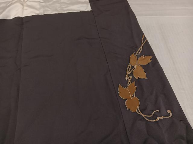 平和屋着物●訪問着 枝花文 金彩 正絹 逸品 AABK9973ph