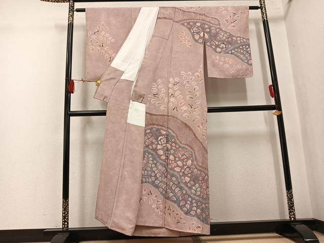 平和屋着物●訪問着 辻が花 絞り 正絹 逸品 AABK9974ph