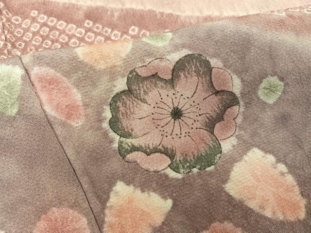 平和屋着物●訪問着 辻が花 絞り 正絹 逸品 AABK9974ph