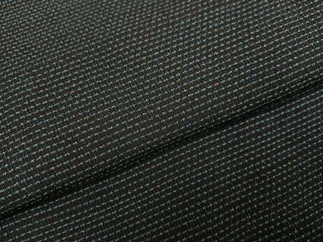 平和屋着物●本塩沢 横段文 正絹 逸品 未使用 AABK9979ph