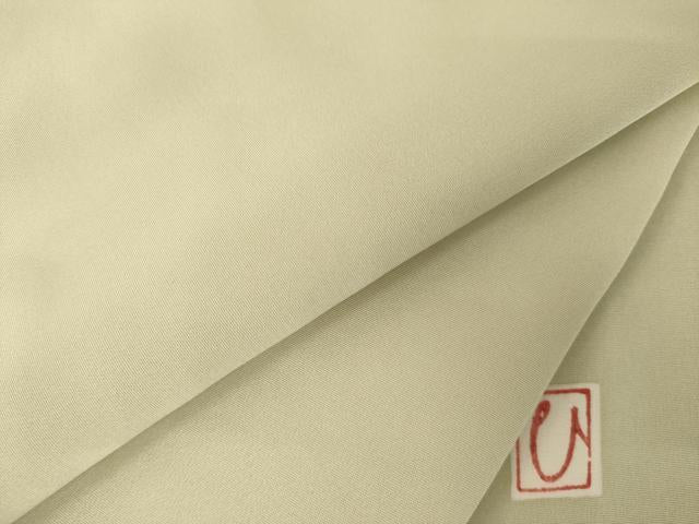 平和屋着物●上質な色無地 作家物 砂色 正絹 逸品 AABL0004ck