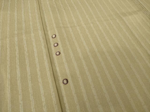 平和屋着物●訪問着 お召地 刺繍 丸文 正絹 逸品 AABL0021ck