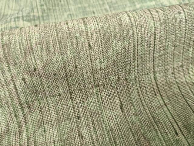 平和屋着物●訪問着 作家物 紬地 幾何学文様 正絹 逸品 AABL0028ck