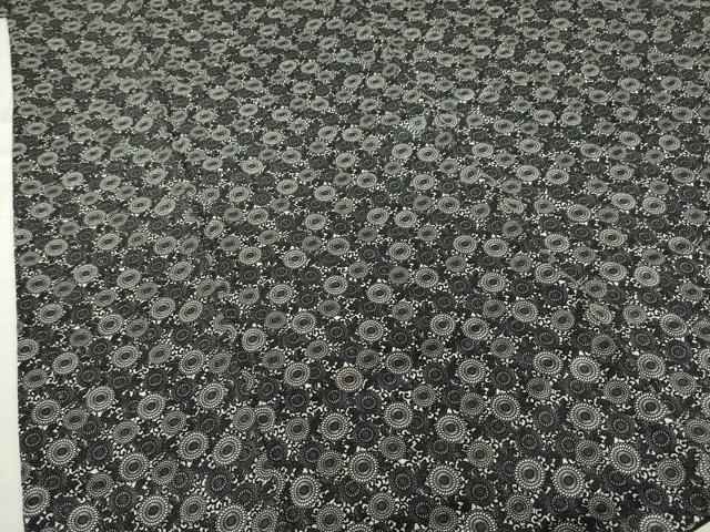平和屋着物●上質な小紋 菊唐草文 正絹 逸品 AABL0029ck