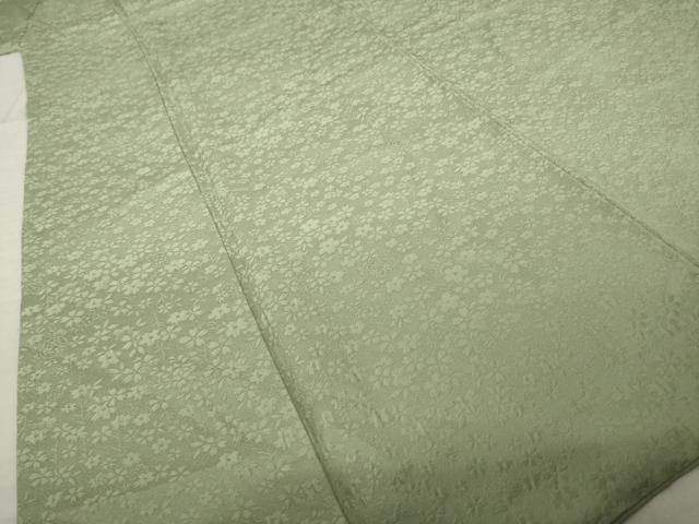 平和屋着物●上質な色無地 霊芝草木染 岩井茶色 正絹 逸品 AABL0052ck