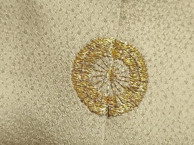 平和屋着物●豪華色留袖 刺繍 狩猟文 金糸 正絹 逸品 AABL0056ck