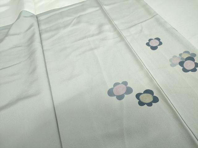 平和屋着物●京友禅 阪東峰彩 訪問着 枝梅 正絹 逸品 AABL0109cs