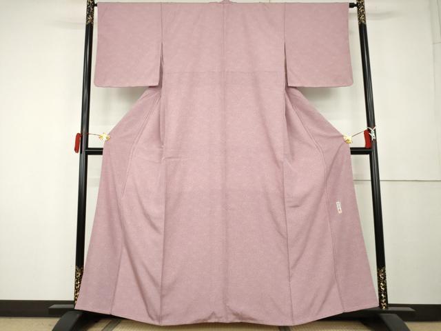 平和屋着物●手彫型本染 村上紳一郎 江戸小紋 吉祥文 正絹 逸品 未使用 AABL0187cs