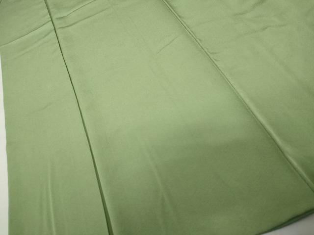 平和屋着物●上質な色無地 柳染色 胴抜き仕立て 正絹 逸品 AABL0190cs