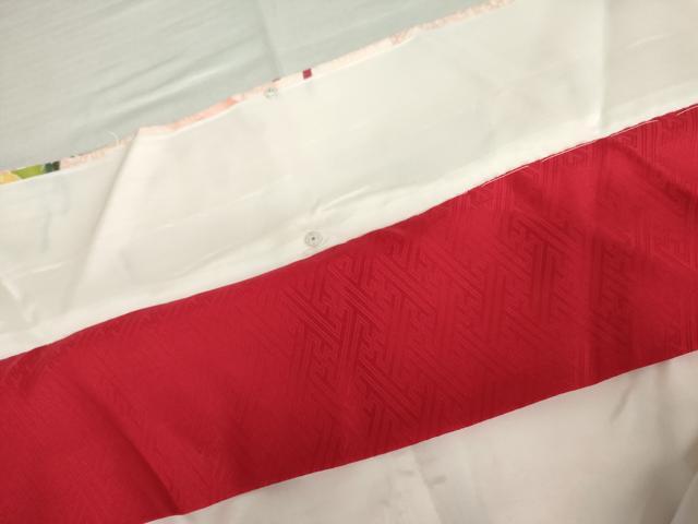 平和屋着物●豪華振袖 型染め 飛鶴松文 高島屋扱い 正絹 逸品 AABL0209cs