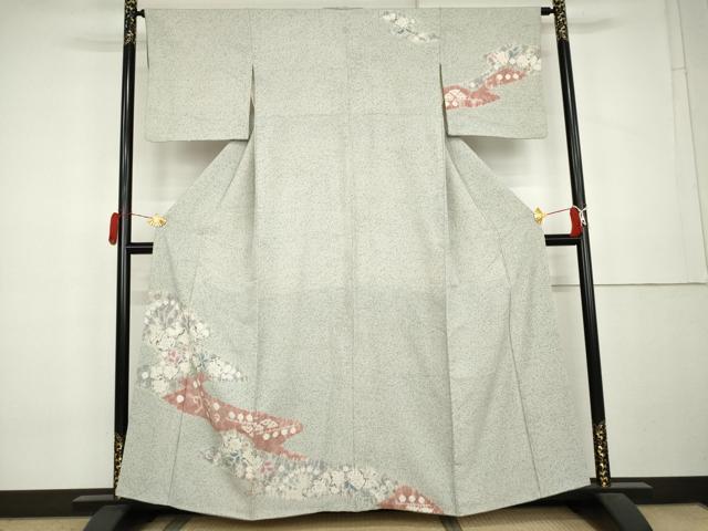 平和屋着物●訪問着 辻が花 絞り 正絹 逸品 AABL0222cs