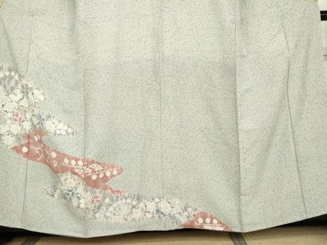 平和屋着物●訪問着 辻が花 絞り 正絹 逸品 AABL0222cs