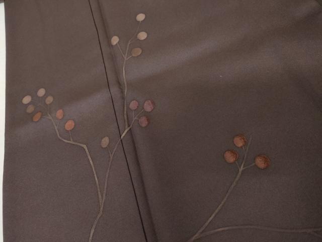 平和屋着物●訪問着 刺繍 南天文 正絹 逸品 AABL0224cs