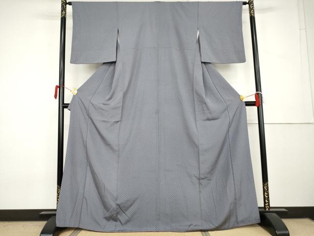 平和屋着物●江戸小紋 花菱文 正絹 逸品 AABL0234cs