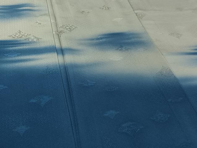 平和屋着物▽訪問着 単衣 霞文 正絹 逸品 AABL0252jh