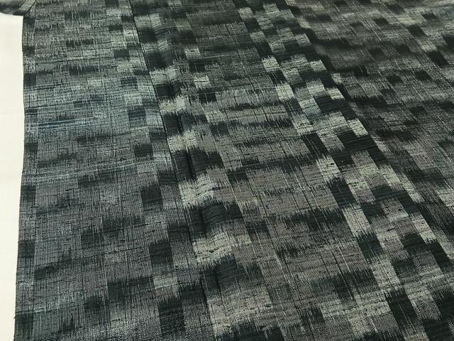 平和屋着物▽上質な紬 単衣 霞文 正絹 逸品 未使用 AABL0367jh