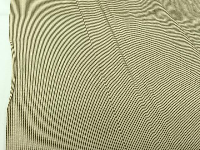 平和屋着物▽道行コート スリーシーズン 春夏秋 塵除け 縞 ロング丈 正絹 逸品 AABL0450jh