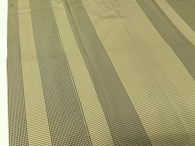 平和屋着物▽道行コート スリーシーズン 春夏秋 塵除け 間道 ロング丈 正絹 逸品 AABL0451jh