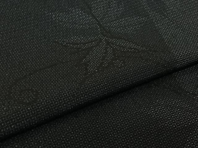 平和屋着物▽本塩沢 単衣 140亀甲 唐草文 正絹 逸品 AABL0475jh