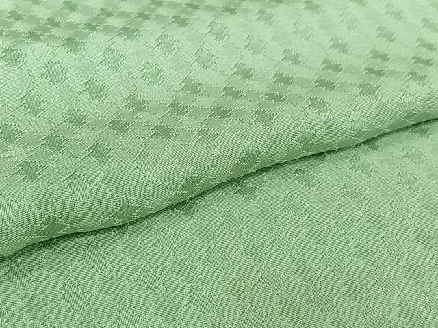 平和屋着物▽上質な色無地 単衣 松皮菱地紋 夏虫色 正絹 逸品 AABL0491jh