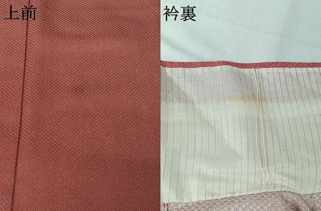 平和屋着物▽江戸小紋 単衣 丸文 正絹 逸品 AABL0501jh