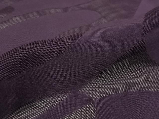 平和屋着物▽羽織 スリーシーズン 春夏秋 塵除け 幾何学文様 葡萄色 正絹 逸品 AABL0521jh