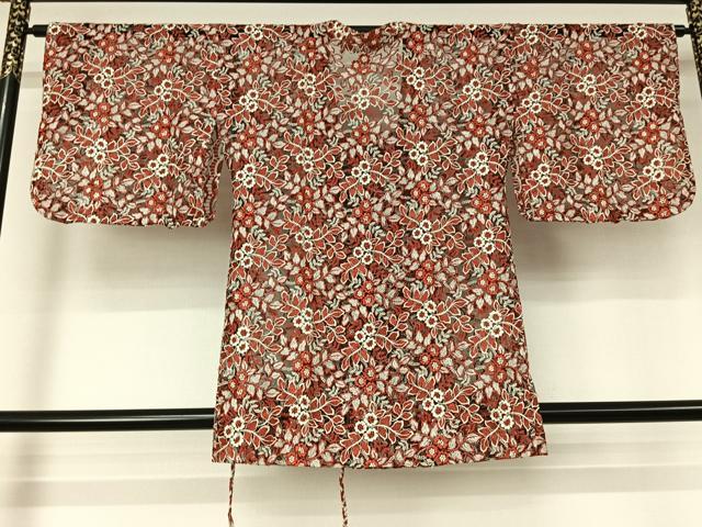 平和屋着物▽道行コート スリーシーズン 春夏秋 塵除け 草花文 AABL0525jh