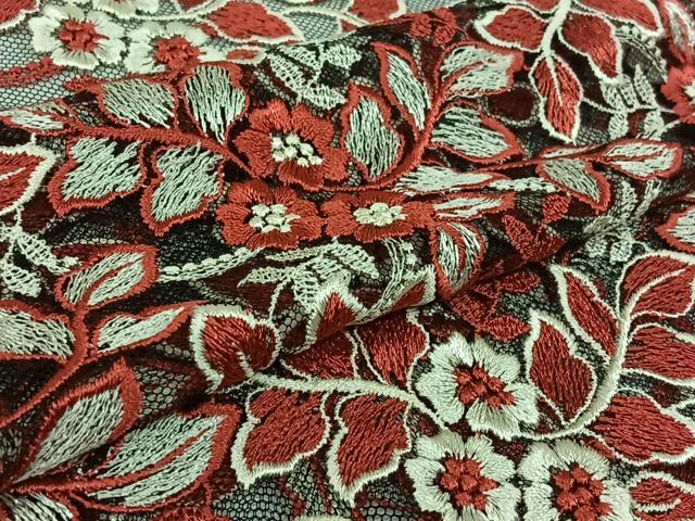 平和屋着物▽道行コート スリーシーズン 春夏秋 塵除け 草花文 AABL0525jh